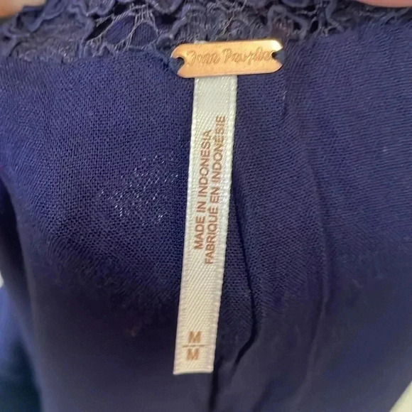 Free People wild laces pull on crop flare pants size M - Picture 15 of 16